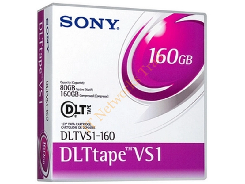 DLTVS1160WW Sony DLT-VS160 Tape Cartridge DLT DLTtape VS1 80GB (Native) / 160GB (Compressed) Tape Media Storage