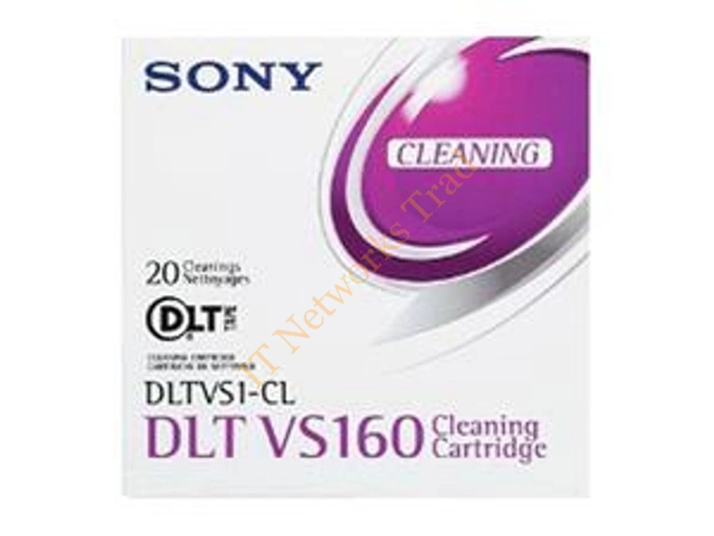 DLTVSCL Sony DLT VS1 Cleaning Cartridge DLT DLTtape VS1 1 Pack Tape Media Cartridge