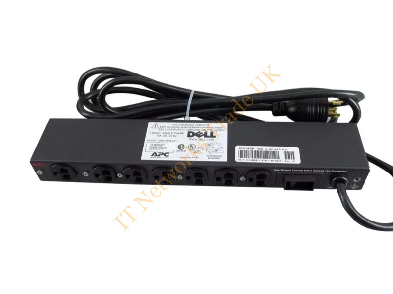 DM07RM-20T Dell APC 120V 7 Outlet Power Distribution Unit