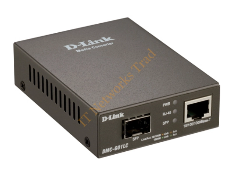 DMC-G01LC D-Link 3.46W 1Gbps 10/100/1000Base-T SFP Fiber Media Converter