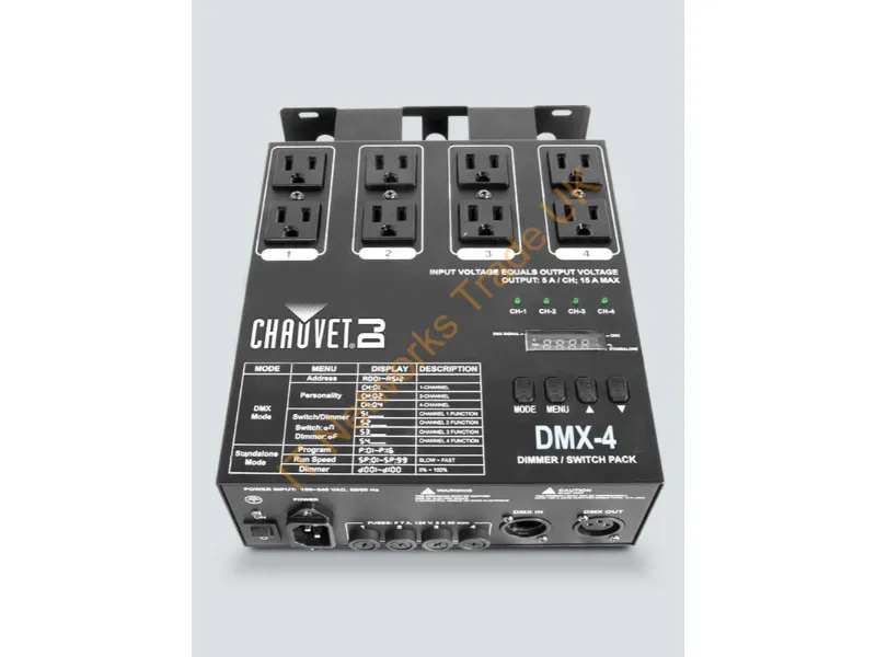 DMX4 - Chauvet & Sons, Dmx-4