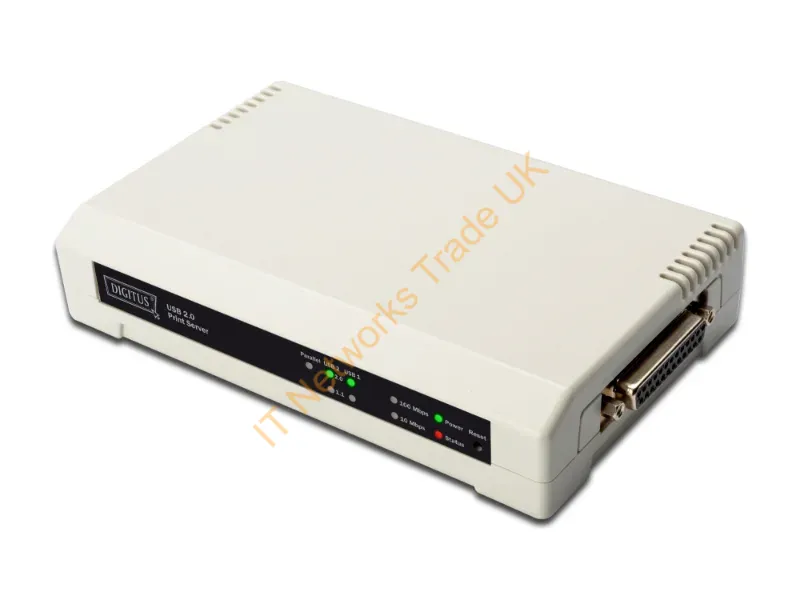 DN-13006-1 - Digitus DN-13006-1 Ethernet LAN White print server Networking