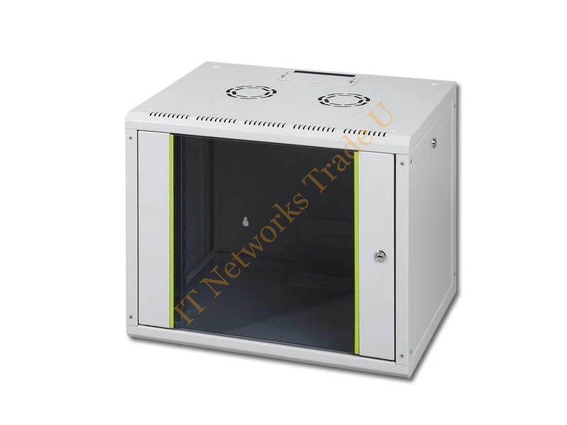 Digitus DN-19 09U-6/6 Wall mounted rack Grey rack Accessory