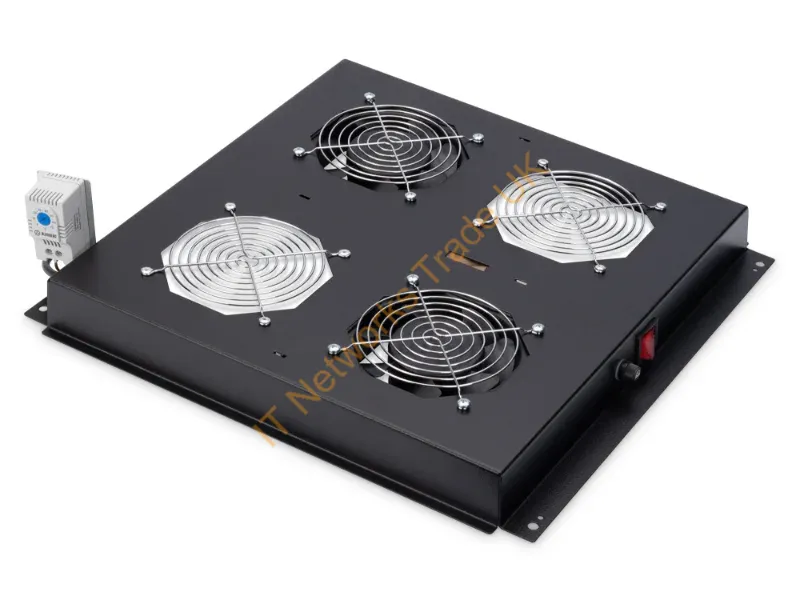 Digitus DN 19 FAN 2 B N Fan panel rack accessory
