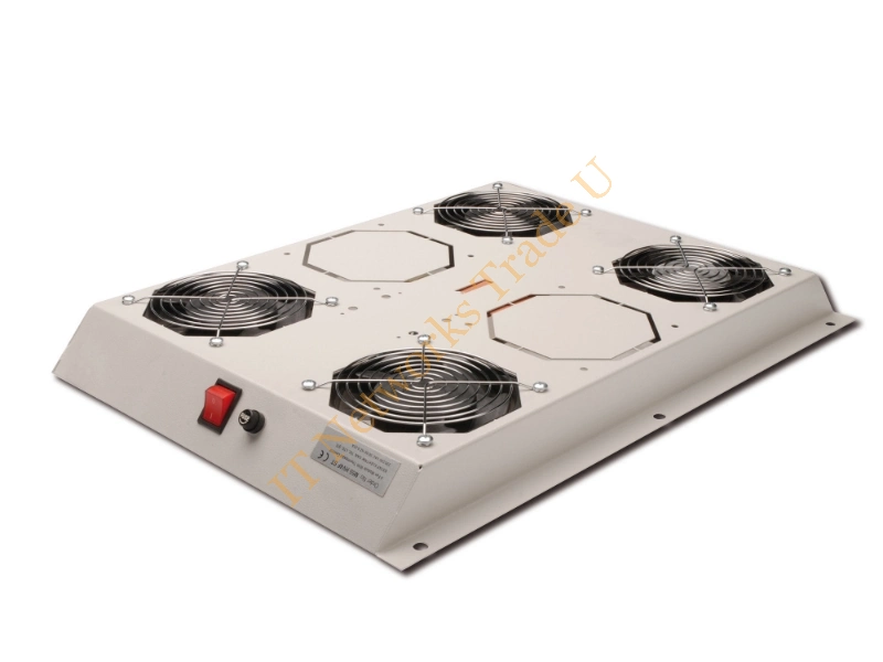 Digitus DN-19 FAN-4-SRV Grey hardware cooling accessory