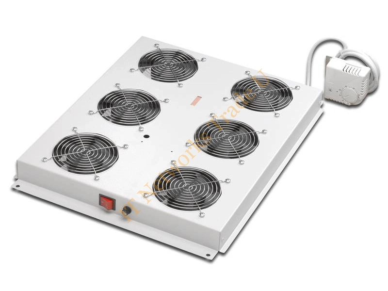 Digitus DN-19 FAN-6-SRV White hardware cooling accessory