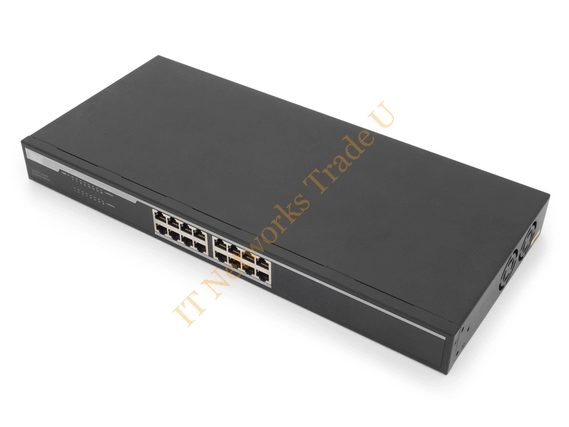 DN-80112 - Digitus DN-80112 Gigabit Ethernet (10/100/1000) 1U Black network switch