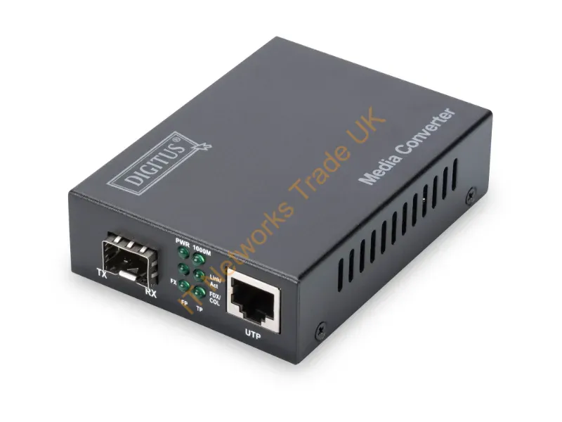 DN-82130 - Digitus DN-82130 1000Mbit/s Black network media converter Networking