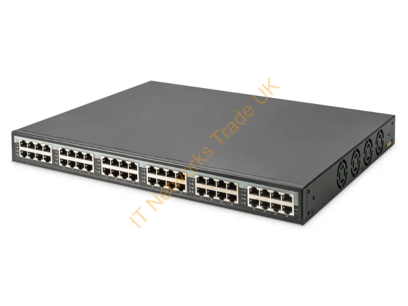 DN-95117 - Digitus 24-Port Gigabit PoE+ Injektor 24 Ports Eingang, 24 Ports Ausgang+ PoE 270W Netzteil Network Switch