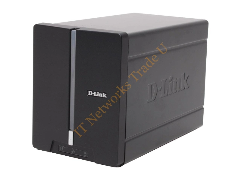 DNS-321-BN D-Link DNS-321 Hard Drive Array 1 x HDD Installed 500 GB Installed HDD Capacity RAID Supported 2 x Total Bays Gigabit Ethernet N Network Storage System