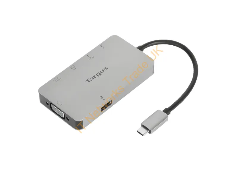 DOCK419USZ - Targus Dock419Usz Notebook Dock/Port Replicator Wired Usb 3.2 Gen 1 (3.1 Gen 1) Type-C Gray