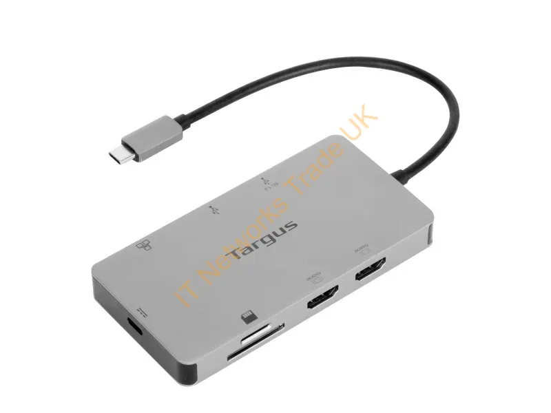 DOCK423EU - Targus DOCK423EU laptop dock/port replicator Wired USB 3.2 Gen 1 (3.1 Gen 1) Type-C Silver