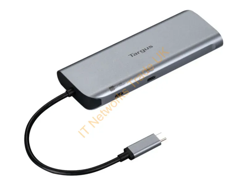 DOCK427GL - Targus Dock427Gl Laptop Dock/Port Replicator Wired Usb 3.2 Gen 2 (3.1 Gen 2) Type-C Gray