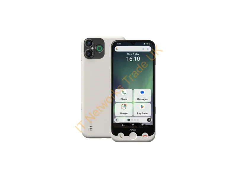 DORO-8905 - Doro Aurora A30 Bone 6.1" 128GB 4G Unlocked & SIM Free Smartphone