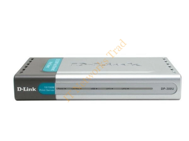 DP-300U D-Link 10/100TX 1-USB Port 2-Parallel Port Network Print Server