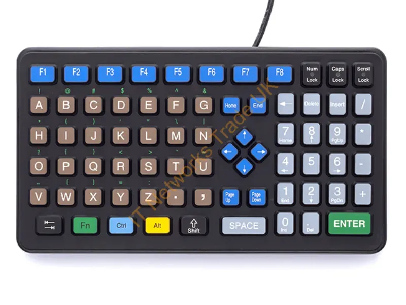 DP-72-USB - Ikey Dp-72 Keyboard Industrial Usb English Black