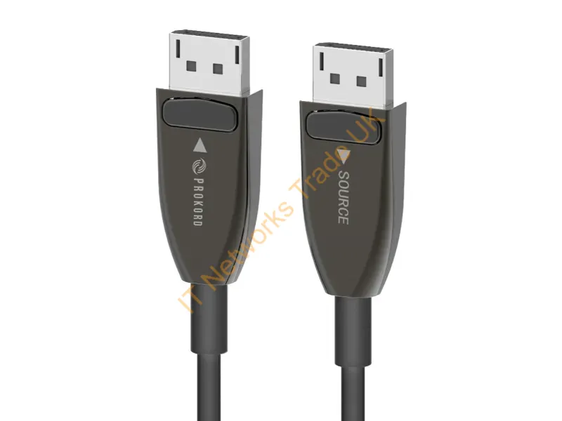 DP2DP20-OPT-LSZH - Prokord DP2DP20-OPT-LSZH DisplayPort cable 20 m Black