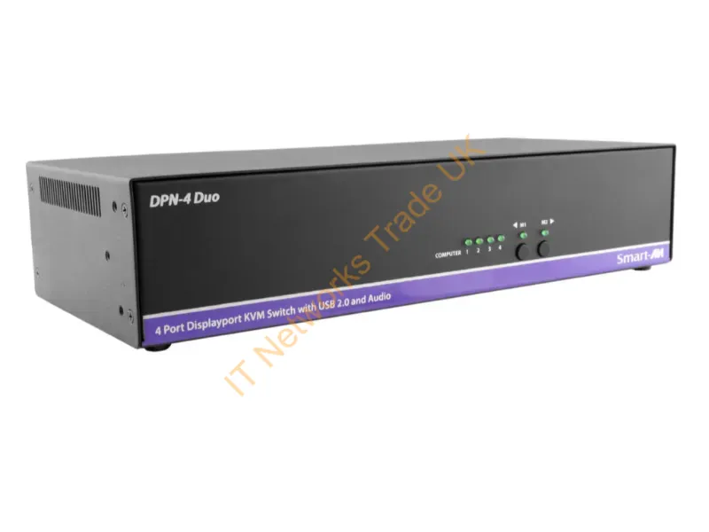 DPN-4DUO-S - Smart-Avi Dpn-4Duo-S Kvm Switch Black
