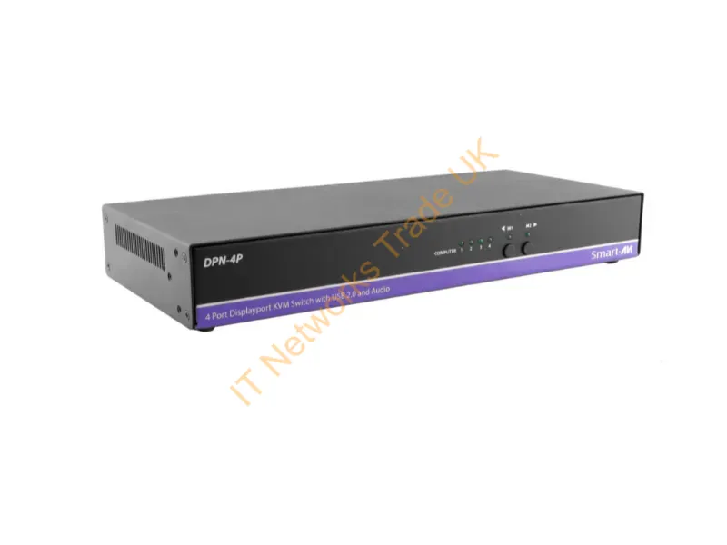 DPN-4P-S - Smart-Avi Dpn-4Ps Kvm Switch Black