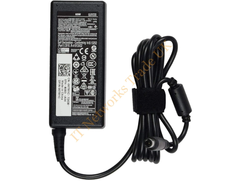 DPW2X Dell 65-Watts AC Adapter for Laptop Power Adapter