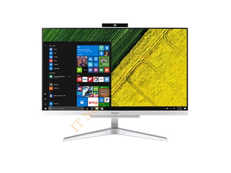 Acer Aspire C24-860 2.50GHz i5-7200U 23.8" 1920 x 1080pixels Silver All-in-One PC Workstation Systems
