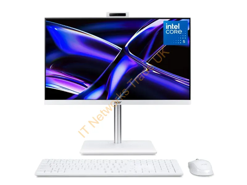 DQ.BNREK.004 - Acer Aspire C27-A All-in-One Desktop Intel Core i7-1355U, 8GB, 1TB SSD, Integrated Graphics, 27" Full HD, Windows 11, White