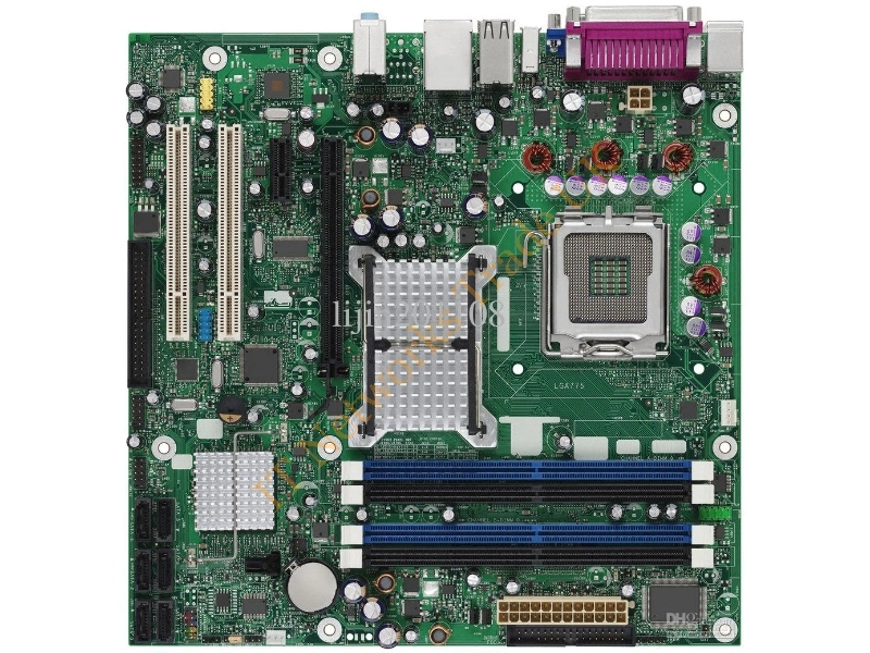DQ965WCEKR Intel Q965 LGA-775 DC MAX 8GB DDR2 1066MHz BTX Gigabit Ethernet DVI VGA Sound- Motherboard