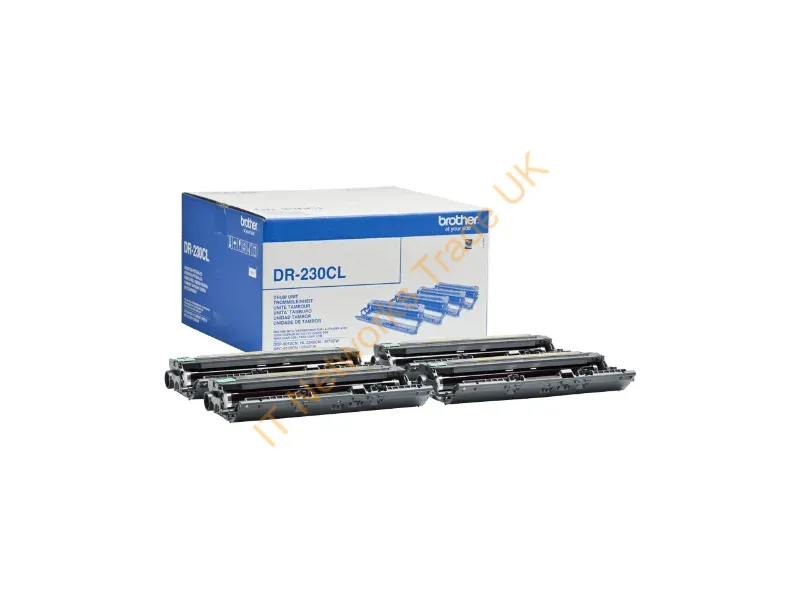 Brother DR-230CL Drum kit, 15K pages, Pack qty 4 Accessory