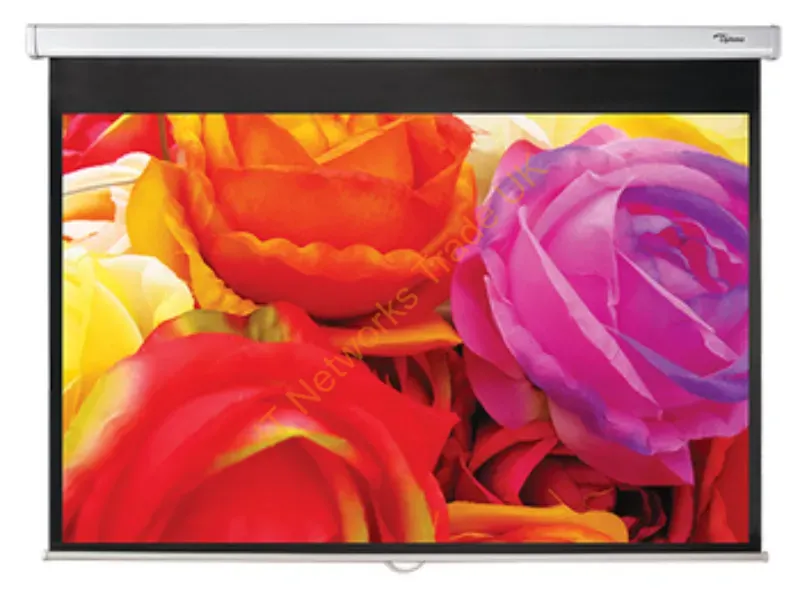 DS-1123PMG+ - Optoma DS-1123PMG+ 123" 16:10 Black,White projection screen Accessory