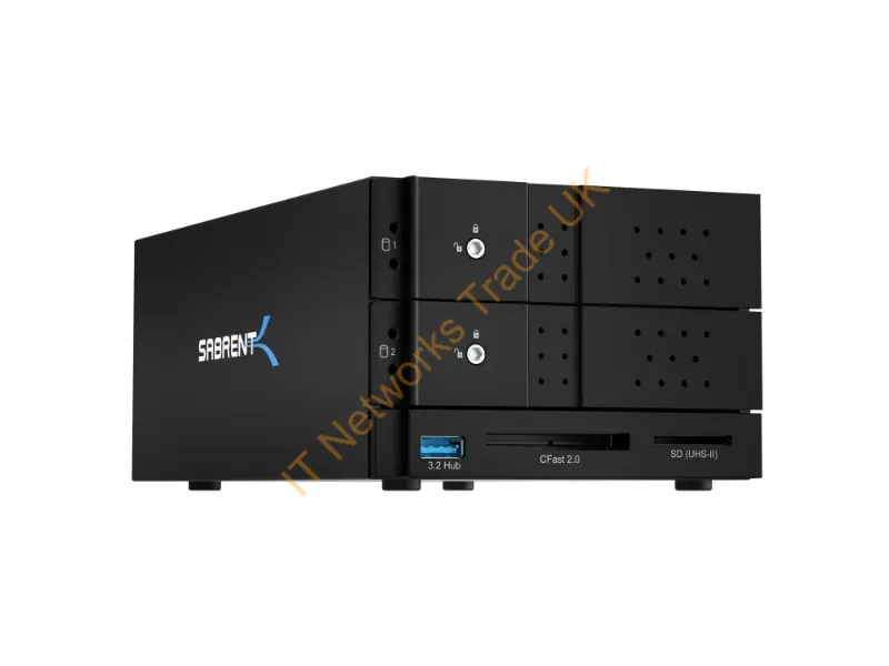 DS-2BCR - Sabrent Ds-2Bcr Storage Drive Docking Station Usb 3.2 Gen 1 (3.1 Gen 1) Type-C Black