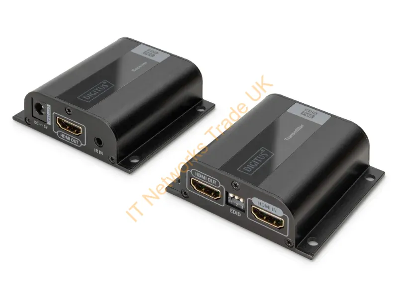 Digitus DS-55100-1 AV transmitter & receiver Black AV extender