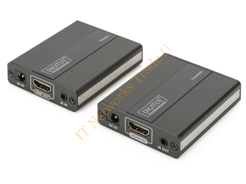 Digitus DS-55101 AV transmitter & receiver Black AV extender