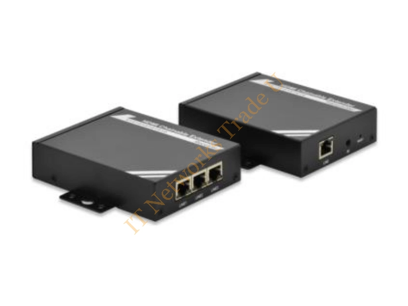 Digitus DS-55200 AV transmitter & receiver Black AV extender