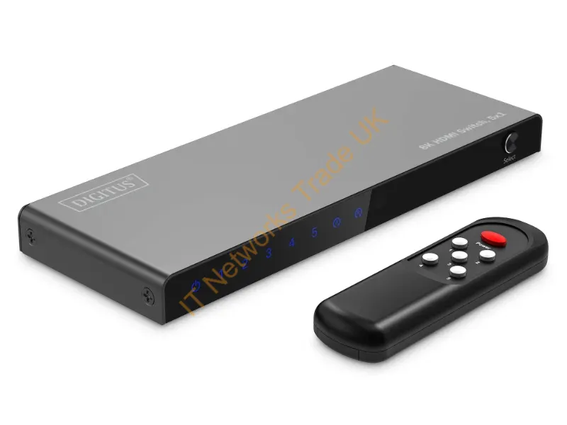 DS-55334 - Digitus 8K HDMI Switch, 5x1