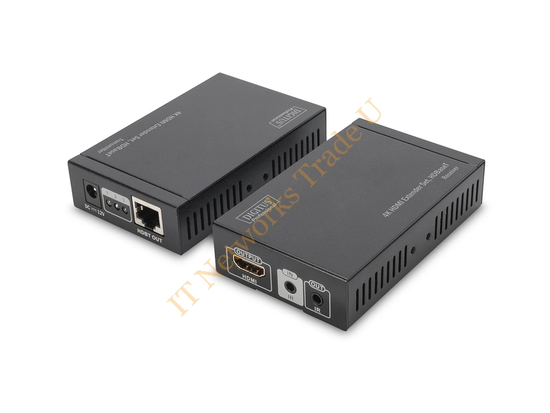 Digitus DS-55501 AV transmitter & receiver Black AV extender