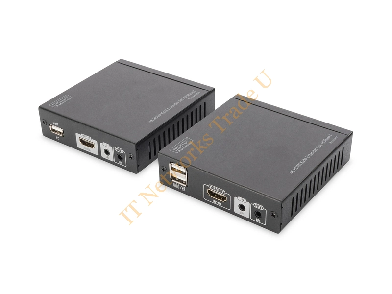 Digitus DS-55502 AV transmitter & receiver Black AV extender