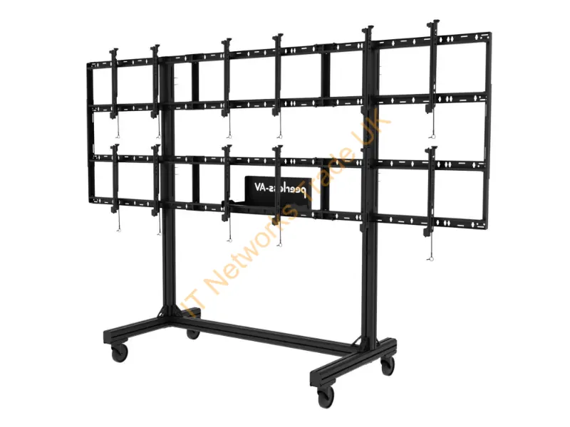 DS-C555-3X2 - Peerless Ds-C555-3X2 Multimedia Cart/Stand Black Flat Panel