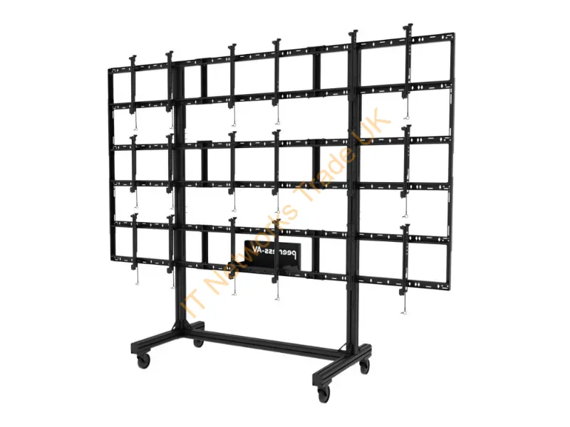 DS-C555-3X3 - Peerless Ds-C555-3X3 Multimedia Cart/Stand Black Flat Panel