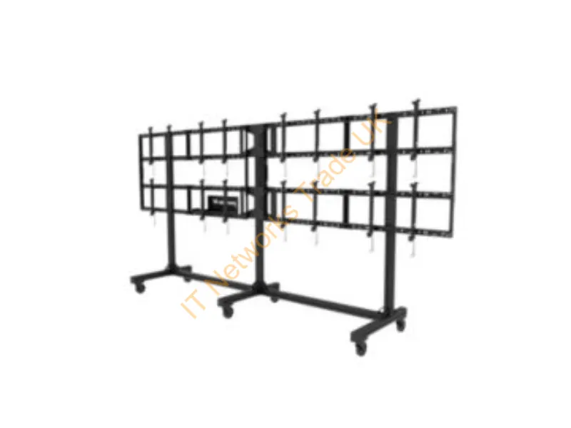DS-C555-4X2 - Peerless Ds-C555-4X2 Multimedia Cart/Stand Black Flat Panel