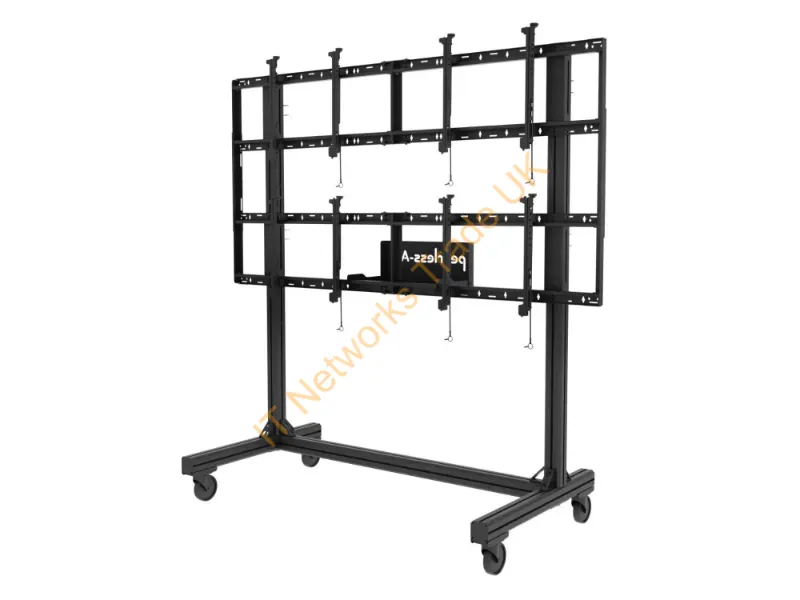DS-C560-2X2 - Peerless Ds-C560-2X2 Multimedia Cart/Stand Black Flat Panel