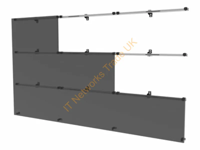 DS-LEDUNV960-3X3 - Peerless Ds-Ledunv960-3X3 Black, Silver