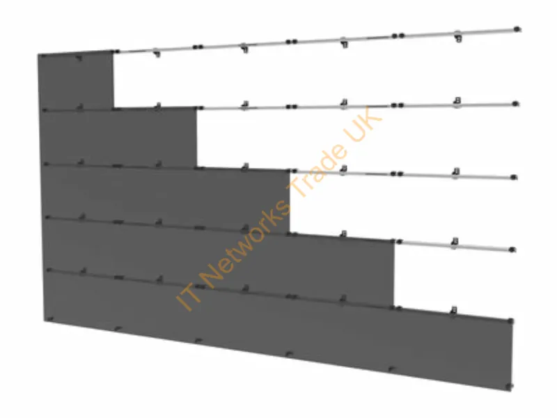DS-LEDUNV960-5X5 - Peerless Ds-Ledunv960-5X5 Black, Silver