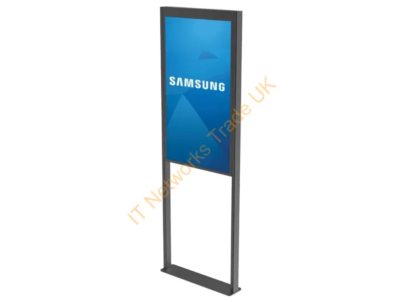 DS-OM55ND-FLOOR - Peerless Ds-Om55Nd-Floor Signage Display Mount 55" Black