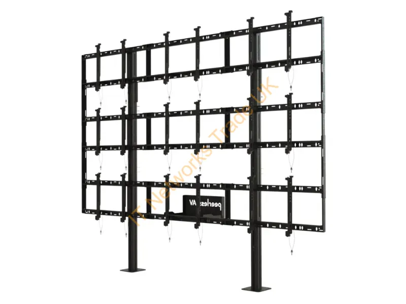 DS-S555-3X3 - Peerless Ds-S555-3X3 Multimedia Cart/Stand Black Multimedia Stand
