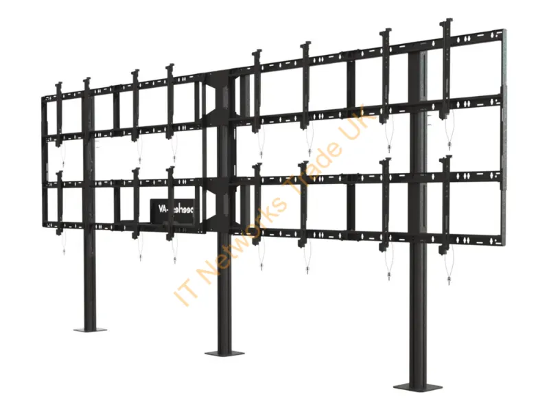 DS-S555-4X2 - Peerless Ds-S555-4X2 Multimedia Cart/Stand Black Multimedia Stand
