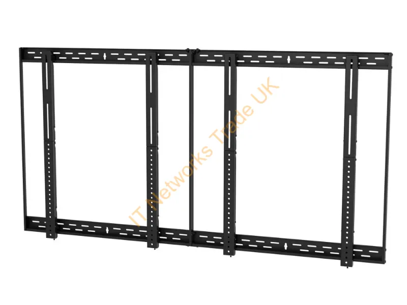 DS-VW655-2X2 - Peerless DS-VW655-2X2 55" Black flat panel wall mount Monitor Accessory