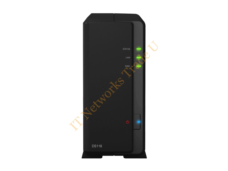 DS118/4TB-IW - Synology DS118 NAS Desktop Ethernet LAN Black NAS Servers