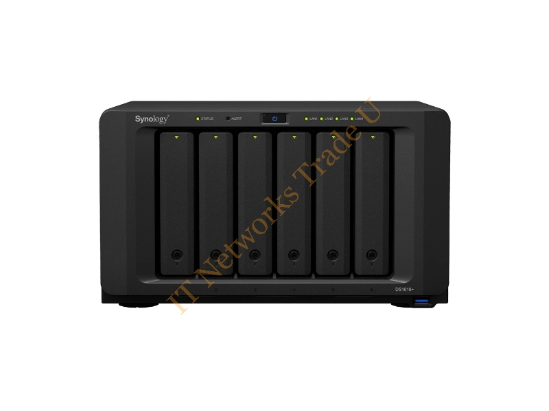DS1618+/36TB-EXOS - Synology DS1618+ 6 x 6TB Seagate Exos Enterprise HDD NAS Desktop Ethernet LAN Black NAS Servers