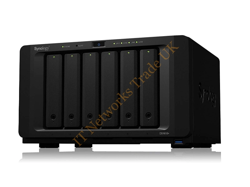 DS1618+ Synology DiskStation DS1618+ 6-Bay Desktop NAS Server for SMB