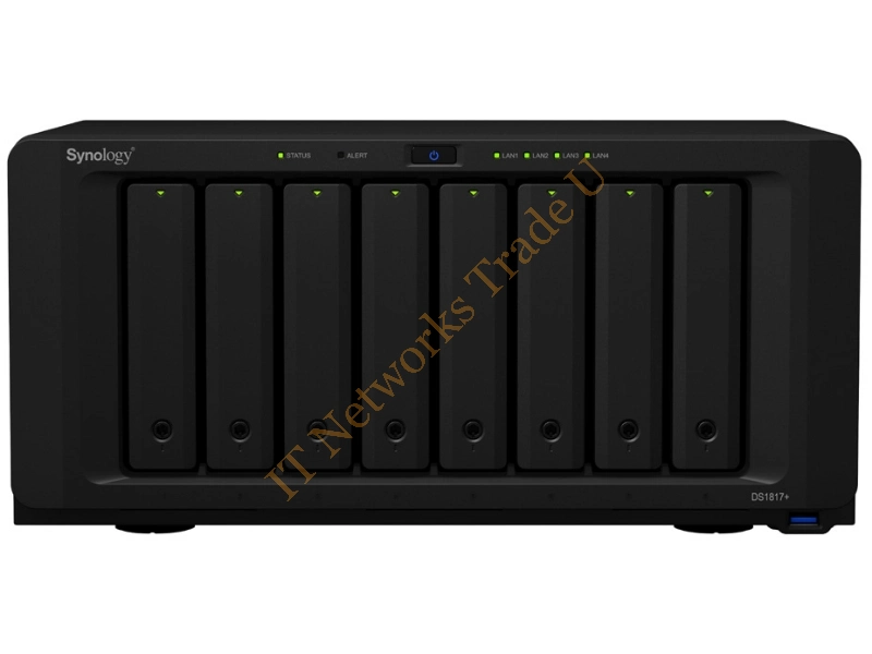 DS1817+(2GB)/32TB-RED - Synology DS1817+ NAS Desktop Ethernet LAN Black NAS Servers